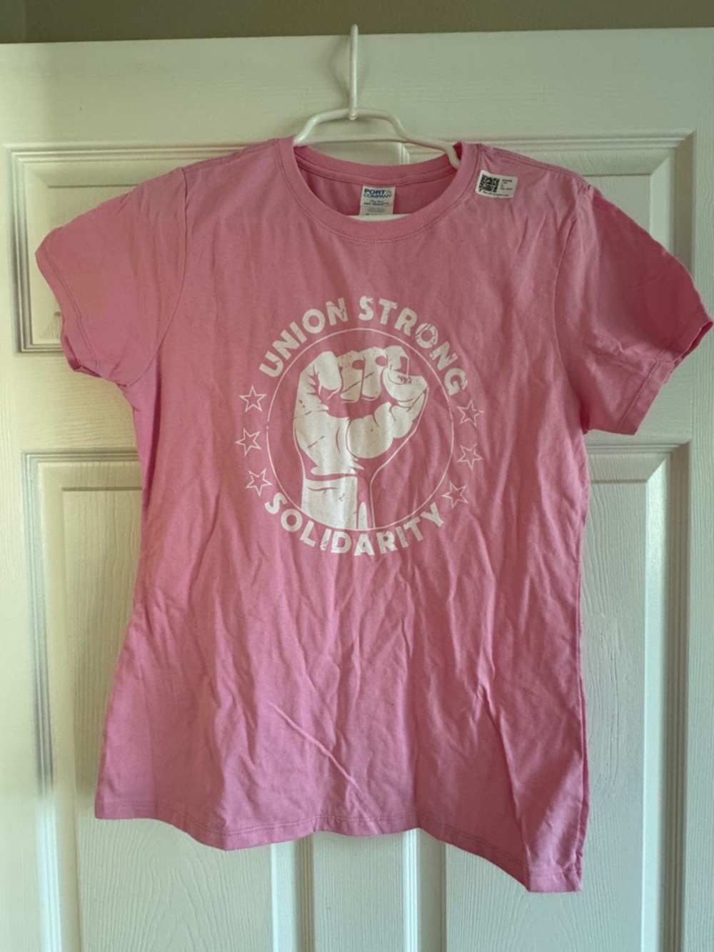 Union Strong Solidarity Pink Graphic Tee
